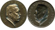 Weimarer Republik, Medaille v. J. W. Fehrle Paul v. Hindenburg (1847-1934): 80. Geburtstag, -