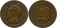 Frankreich, Medaille Napoleon III., 1852-1870: Satire, -
