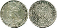 2 Mark 1901 A, Preußen, Wilhelm II., 1888-1918: 200 Jahre Kgr. Preußen, vz-/vz-St