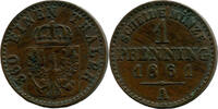 Preußen, 1 Pfenning Wilhelm I., 1861-1888, -
