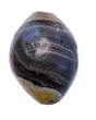 Ancient art  Massive banded agate stone bead, Western Asia, 2nd.-1st. mill. BC