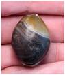 Ancient art  Massive banded agate stone bead, Western Asia, 2nd.-1st. mill. BC