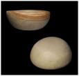 Ancient art  Large Mesopotamian stone bowl, beige-brown marble