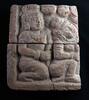 Asian art Set of massive terracotta Hindu-Buddhist temple tiles, Burma 12th. c. -