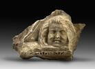 Ancient art A massive marble of Gorgoneion, Roman ca. 3rd. cent. AD. -