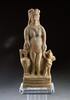 Ancient art Exceptional terracotta figure of Aphrodite with Eros, Roman, 1st. cent -