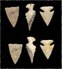 Ancient art P.F. Wulff collection: 3 superb Indian neolithic hardstone projectiles -