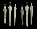 Ancient art Lot of Three early Ancient Near East Bronze Daggers, 4th-3th. mill. BC -