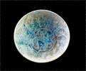 Ancient art Choice Islamic pottery jar Torquise glaze with iridescence -