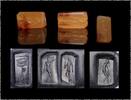 Ancient art Rare Greek carnelian stamp seal western Asia, 1st.mill. BC -
