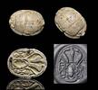 Ancient art Large & elaborately carved Egyptian steatite scarab New Kingdom -