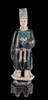 Asian art Large Chinese Ming Dynasty pottery figure of Attendant w. Box -