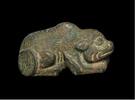 Asian art Massive and exceptional Chinese gilt bronze Mat weight, Han Dynasty! -
