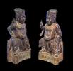 Asian art Ming Dynasty wooden chinese figure of Zhenwu, c 17th century -
