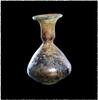 Ancient art Squat Roman glass vase with beautiful patina! -