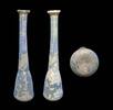 Ancient art Larger bluish glass flask, Roman Imperial period, 1st.-3rd. cent. AD -
