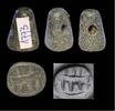 Ancient art Interesting stone stamp seal, found at Antioch, 3rd.-1st. mill. BC -