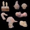 Ancient art Lot of 7 Roman, Egypt, islamic pottery items, mainly 1st. mill. AD -