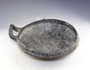 Ancient art Large Early Etruscan black ware bowl with handle 700 - 650 B.C. -