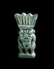 Ancient art Substantial faience amulet of Bes, Egypt, Late period, 715-332 BC -