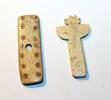 Ancient art Set of two Coptic Egyptian carvings, 0-500 AD! -