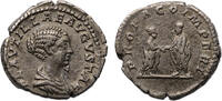 Ancient coins Roman Imperial: Very attractive Plautilla. Augusta, AD 202-205. AR Denarius -