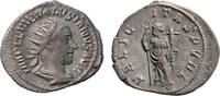 Ancient coins Roman Imperial: Attractive large flan AR antoninianus of Volusian, AD 251-253 -