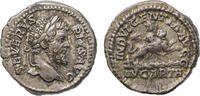 Ancient coins Roman Imperial: Scarce and choice AR denarius of Septimius Severus, Dea Caelestis riding lion -