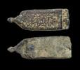 Asian art Lovely gilt bronze belt strap, Chinese, 1st. mill. AD -
