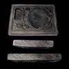 Asian art Fine Antique Chinese Ink stone in greyish schist, Qing Dynasty -