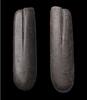 Ancient art Nice blackstone Egyptian two-fingers amulet, Late period -