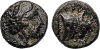 Ancient coins Greek coins: IONIA. Erythrai, AE bronze, c. 400 BC - R! -