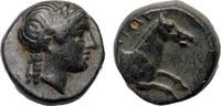 Ancient coins Greek coins: Rare IONIA, Kolophon. Circa 360-330 BC. bronze AE - EF! -