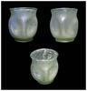 Ancient art Large Roman indented Glass Cup Or Beaker, Late 3rd4th cent. AD -