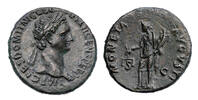 Ancient coins Roman Imperial: Domitian. AD 81-96. Ã As, Moneta, Good VF! -