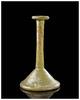 Ancient art Massive Roman glass bottle with fine iridescence, 19 cm. tall! -