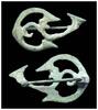Ancient art Choice Roman bronze Trumpet fibula, c. 3rd. cent. AD -