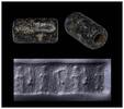 Ancient art Old Babylonian stone Cylinder Seal, 1st. half of 2nd. mill. BC -