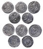 Ancient coins Sasanian coins: Set of 5 high grade silver drachms, 7th. century AD (5 coins in lot) -