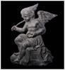 Medieval & later artifacts Large metal relief of seated angel, Early Baroque, c. 1620-40 -