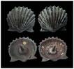 Medieval & later artifacts A pair of European Scallop-shells in bronze, c. 16th.-17th. cent. -