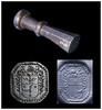 Medieval & later artifacts Massive early Heraldic iron seal, Middle European, 16th.-17th. century -