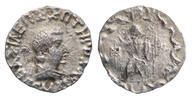 Ancient coins Greek Kings of Baktria: Hermaios Soter. Circa 105-90 BC. AR Tetradrachm -