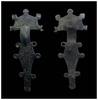 Medieval & later artifacts Large Darkage Merowingian bronze fibula or brooch, 6th. cent. AD -