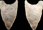 Ancient art High quality Danish Neolithic silex Javelin spear point, 2000 BC -