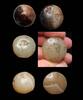 Ancient art Lot of 3 XXL Sasanian calchedony stamp seals, 3th.-6th. cent. AD -
