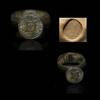Ancient art Massive & wearable ancient bronze ring, Byzantine, c. 10th. cent. -
