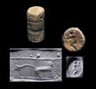Ancient art Rare large Cylinder & stamp seal, South-East Anatolia, 4th. mill. BC -