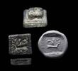 Ancient art Large Neo-Hittite serpentine stone Stamp Seal w handle, 1200-800 BC -