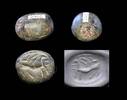 Ancient art Important very early and large Scaraboid stamp seal, 2nd. mill. BC -